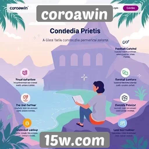 Características principais do site coroawin